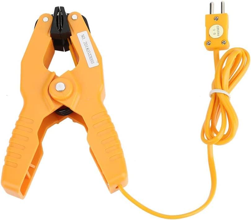 MxRady™ Temperature Clamp Hvac-HVAC Thermocouple K Type Thermocouple Clamp Sensor Probe Fieldpiece Thermocouple Pipe Clamp 1~3/8" -40~200℃-picture-18