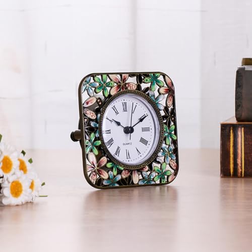 Reloj de mesa retro para decorar despachos profesionales y salones clásicos 8