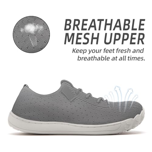 Womens Walking Shoes Wide Toe Sneakers Workout Slip On Sports Zero Drop Minimalism Flat Sole3