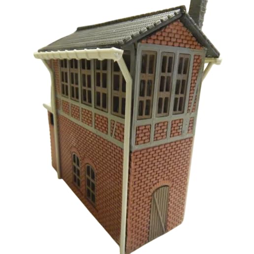 Maqueta Poste de Alambre de Lippstadt H0 (1:87) | Reproducción Único y Realista - para Diorama de Estación de Tren (blanco)