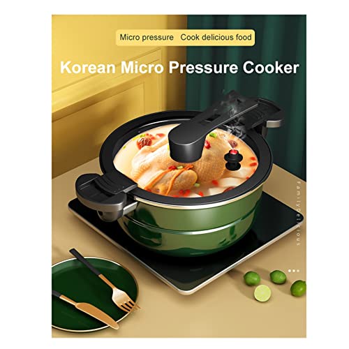 Dhdm Micro Pressure Cooker Household New Multi-Functional Non-Stick Pressure Cooker Soup Pot Induction Stove Gas General Cookware (Color : E, Size : 28Cm) #TOP1