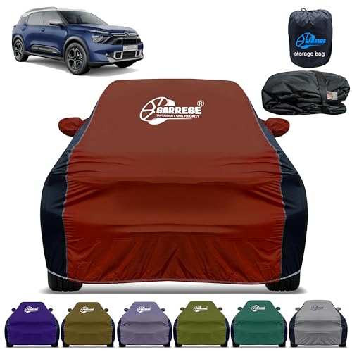 Image of Car Cover for Citroen C3 Aircross All-Weather & Scratch Protection with Mirror & Antenna Pockets | Washable Fabric | Custom Fit | Premium Multicolor | We Send Any One Color from Showing Image