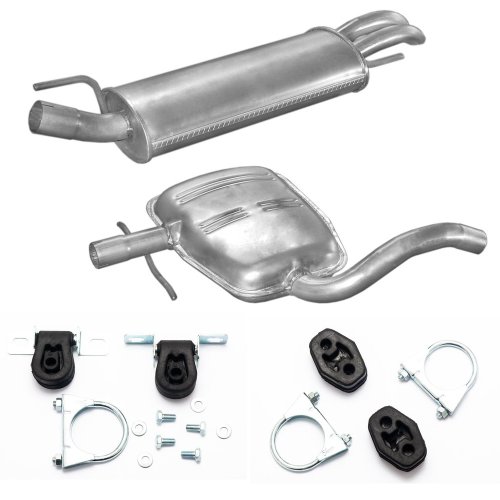 Golf 3 III 1.9 SDi TDi AUSPUFFANLAGEN AUSPUFF MITTELTOPF ENDTOPF MONTAGESATZ