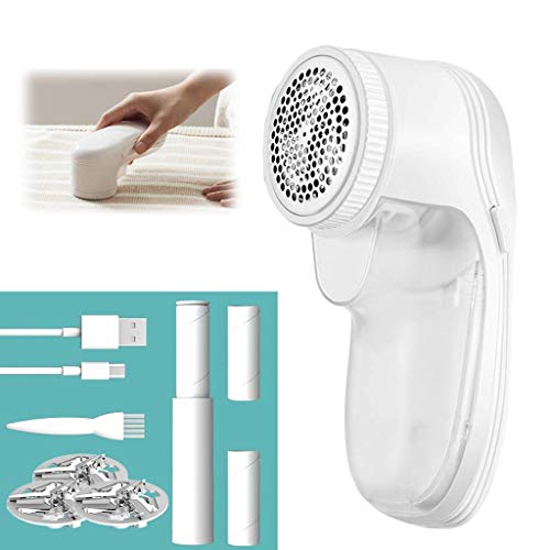 Fusselentferner, Stoff Shaver Fusselrasierer, elektrische USB Powered Corded Pullover Rasierer, entfernen Effizientes Lint Pille und Blase for Stoff,