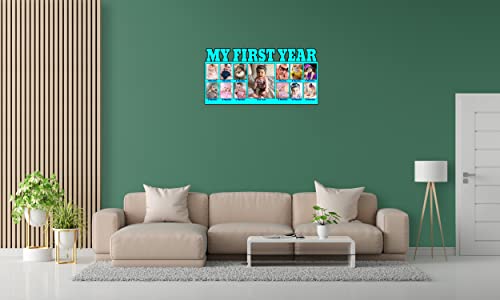 Image of Photo Frames| Customised Frames For Gifts| Home Decor| Frame for Wall| Light Blue Color, Pack Of 1
