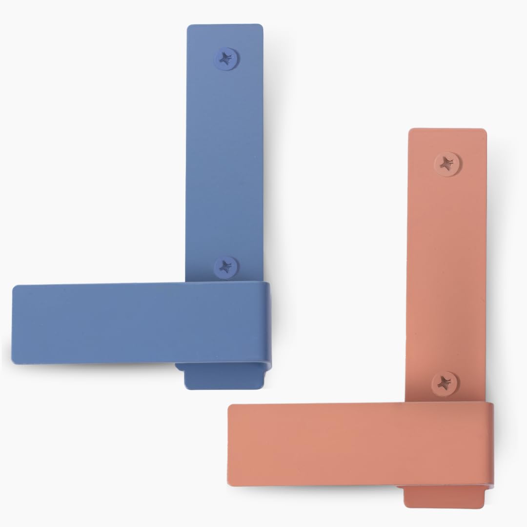 Elegante juego de ganchos de pared: 2 elegantes soportes de pared decorativos de un solo gancho para colgar abrigos, ropa, toallas, mochilas y sombreros. Ganchos modernos y resistentes para
