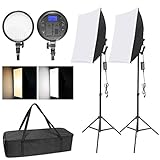 blitzanlage fotostudio 25MM DURCHMESSER DICKERES LICHT STATIV: Robuster und Stablier als andere normale LED Softbox Fotoleuchte Stativ. Einstellbare Höhe reicht von 79 cm bis 74 cm / 188 cm. Das stabile 3 Stufige Beinsystem und das solide Verschlusssystem sorgen dafür, dass alle Ihre Sachen sicher sind. Einfach einklappen und aufstellen.