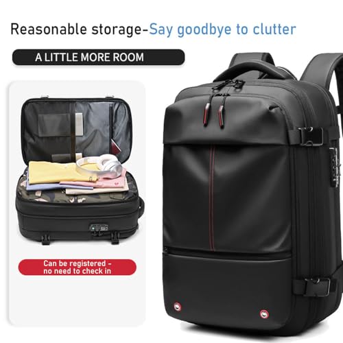 Vacuum Backpack, One Vacuum Back Pack Travel, Vacuum Compression Waterproof Design for Travel Office (Gray（With air pump）)4