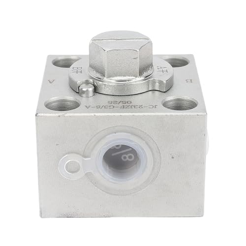 Marhynchus Vanne de Dérivation à Trois Voies, Papillon des Gaz Efficace pour Mini-pelle, Installation Facile et Structure Durable, Adaptée à la Plupart des Petites Pelles