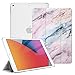 Produktbild Fintie Hülle für iPad 10.2 Zoll (8. und 7 Generation, Modell 2020/2019) - Ultradünn Schutzhülle mit transparenter Rückseite Abdeckung Cover mit Auto Schlaf/Wach Funktion, Marmor Rosa