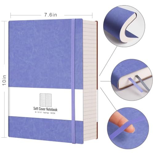 Carnet ligné anti-transparence avec 320 pages et couverture souple - 2