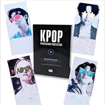 Ryker 100 Holographic Kpop Photocard Protectors | 4 Unique Designs | Kpop Photocard Collectors Durable Protective Card Sleeves | 25 Kpop Photocard Sleeves for Each Design 100 Total, 56x87 mm