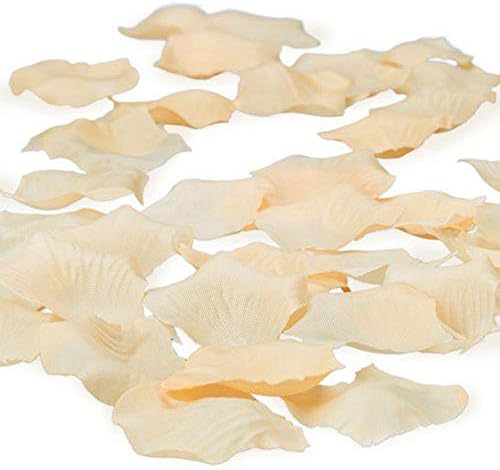3000pcs Silk Rose Petals, Artificial Flower Petals for Wedding Aisle, Confetti for Party Romantic Night Valentine's Day Bed Table Scatter Decoration (Champagne)