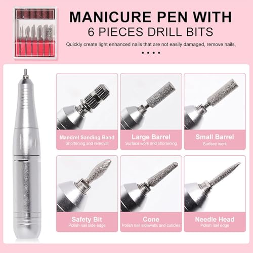 Perceuse à ongles électrique haute précision avec lime de polissage