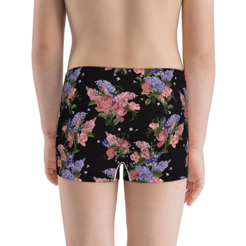 Boys' Cotton Boxer Brief Soft Underwear-Bouquet3