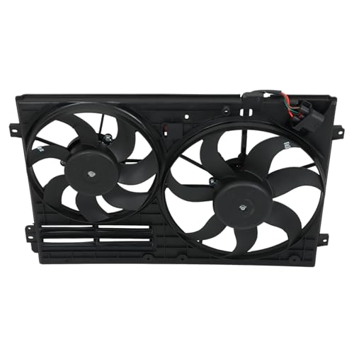labwork Engine Radiator Cooling Fan Assembly VW3120100 Replacement for Jetta Passat Golf Low Noise