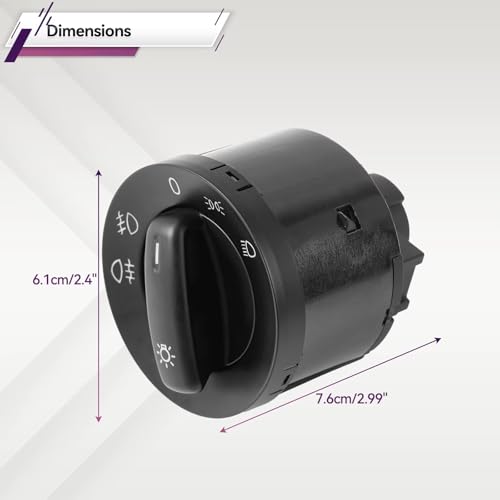 Interruptor de control de faros para solucionar fallos de luz en Passat 2005-2014 3