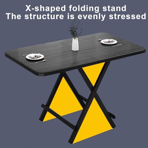 Table à Manger Pliable Portable Table d'appoint d'extérieur pour Patio et Événements