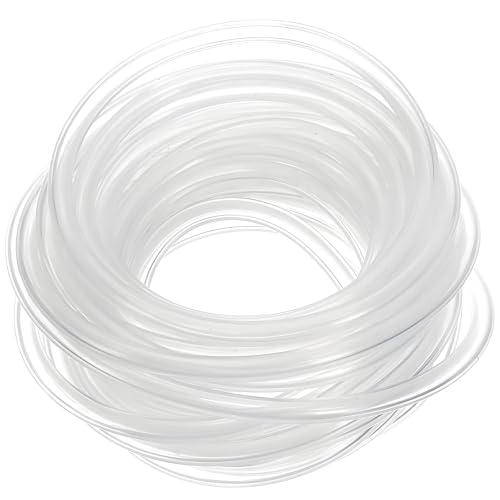 Tubo Flessibile in Silicone 4 mm ID x 6 mm OD, 10 m, Trasparente, Alta Temperatura, Ideale per Serbatoi e Acquari