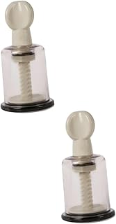 FRCOLOR 2 Peças Ferramentas Manuais De Massagem Corporal Copos De Massagem Facial Para Celulite Copos De Massagem Facial Copos De Massagem De Silicone A Vácuo Ferramentas De Massagem