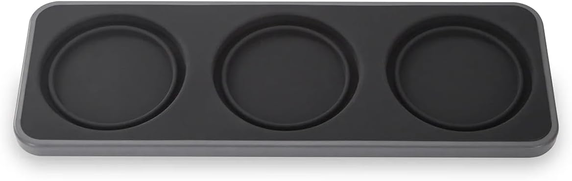 FinaMill Slate Trio Tray – Stackable Spice Organizer for 3 Pods FinaMill Slate Trio Tray – Stackable Spice Organizer for 3 Pods