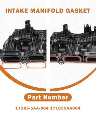 Image of 4PCS Engine Intake Manifold Gasket Compatible with Honda Civic 2016-2022 CR-V 2017-2022 Accord 1.5L 2018-2022 Replace 17105-5AA-004 171055AA004