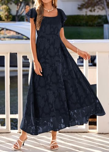 Image of KIRUNDO Bridesmaid Wedding Guest Formal Dresses for Women