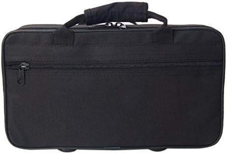 Guangshuohui Clarinet Case Bag,Portable Lightweight Square Messenger Case for Clarinet,Black