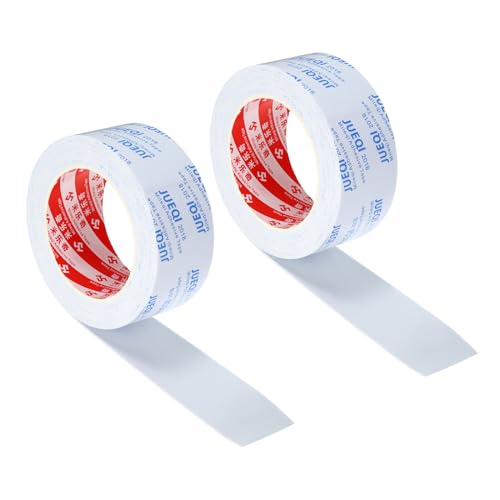 PATIKIL 1-3/4"W x 3/64" T x 16.4Ft EVA Single Sided Foam Tape, 2Pcs Multipurpose Sealing Strip Foam Waterproof Weather Stripping Foam Sealing Foam Strips with Adhesive for Door, White