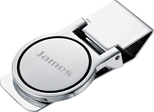 Visol Personalized Hinged Money Clip With Free Laser Engraving