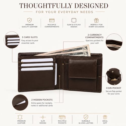 Image of Leather Purse Wallets for Man Stylish