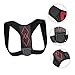 HOODANCOS Adjustable Posture Corrector Belt Invisible Back Brace for Men Women Comfortable Nylon PU Leather Posture Trainer with Flexible Fit for Hunchback Relief and