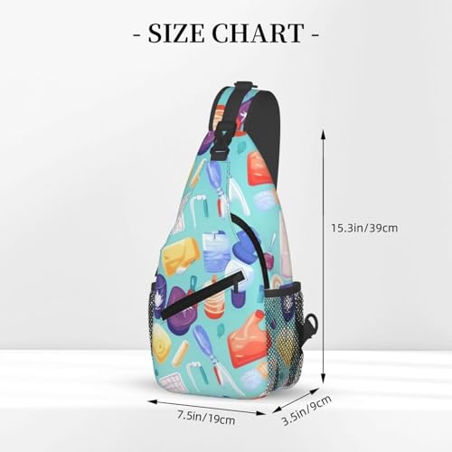 Mochila pequeña tipo bandolera para senderismo unisex miniatura 3