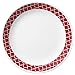 Corelle 18-Piece Service for 6, Chip Resistant, Crimson Trellis Dinnerware Set
