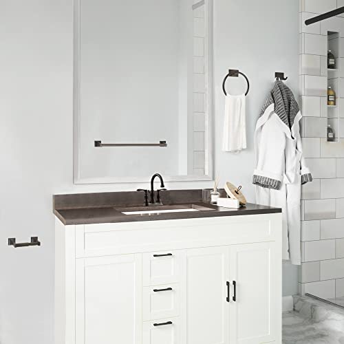 Image of Design House 560854 Millbridge 4-Piece Bathroom Accessory Kit, Oil-Rubbed Bronze