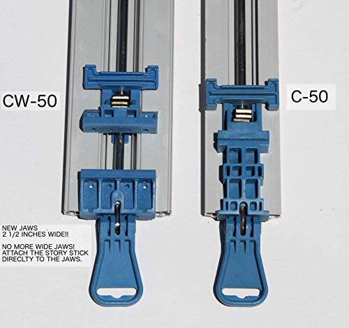 E. Emerson Tool Co. C50 50-Inch All-In-One Contractor Straight Edge Clamping Tool Guide w/Story Stick