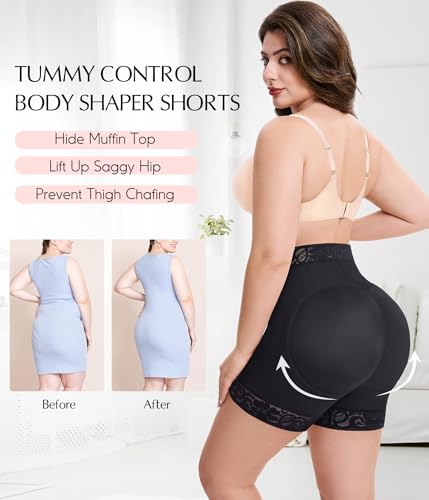 MERYOSZ Tummy Control Panties Butt Lifting Shapewear Shorts for Women Zipper Body Shaper Shorts Thigh Slimmer Underwear3
