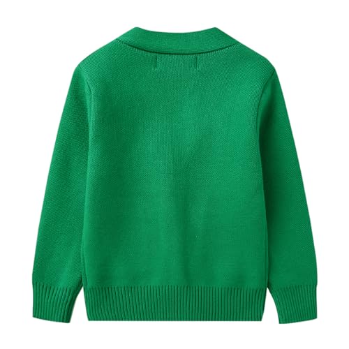 LittleSpring Boys Sweater Cardigan V-Neck Button Down Knit2