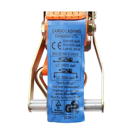 MaXpeedingrods 10Pcs 5000kg Cinghie Di Ancoraggio Con - Foto 2