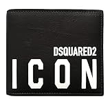 Made in Italy DSQUARED2 portafoglio Icon uomo nero