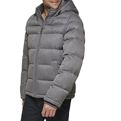 Image of Tommy Hilfiger Men's Down Alternative Hooded Puffer Jacket (Standard and Big & Tall)
