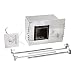 WAC Lighting MT-3LD111NA-F927WT Mini Multiple LED Single New Construction Housing with Trim and Light Engine 2700K Flood White, 25Â° Beam Angle