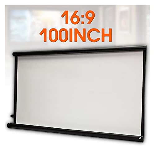 Pantalla plegable de alta brightness 100 pulgadas HD lienzo proyector pantalla 16:9 para cine en casa, juegos y oficina miniatura 6