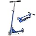 COSTWAY Scooter höhenverstellbar, Kinder Roller klappbar, Kickroller mit 2 blinkenden Räder, Tretroller, Kinderroller, Cityroller für Kinder ab 4 Jahre (Blau)