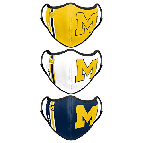 foco NCAA Sport 3 Pack Face Cover