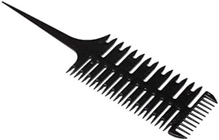 Hair Dyeing Comb 3-Way Sectioning Highlight Comb Professional Weave Weaving Comb Hair Dye Styling Tool For Salon Use
