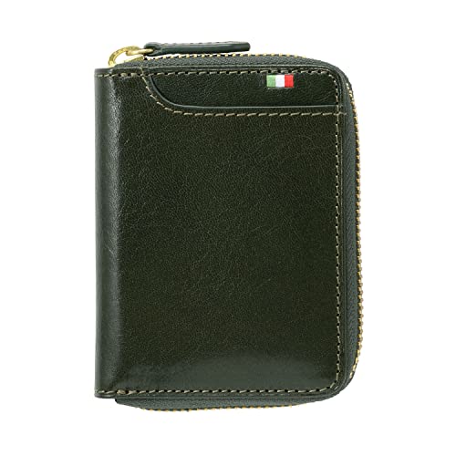 (ミラグロ)Milagro タンポナート レザー ボックスコインケース (財布 メンズ 小銭入れ 大容量 ブランド 本革 革 クリスマス 父の日 春財布) cas530 (グリーン)