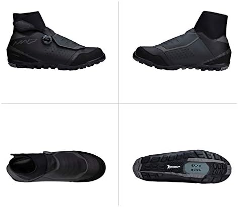 SHIMANO SH-MW701 High Performance SPD Shoe for The Cold and Wet, Black, 12.5-13 Women / 10-10.5 Men (EU 45) | Image 2