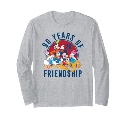 T-shirt Mickey Disney confortable à manches longues pour le quotidien sans frissons