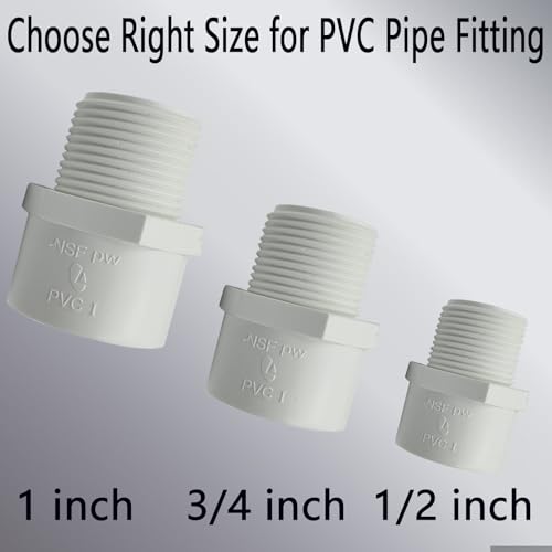 Hfvslfa HF-34MPF10 10Pcs 3/4 Inch Npt Male Thread Pvc Pipe Fitting Adapter Connector thumb #6